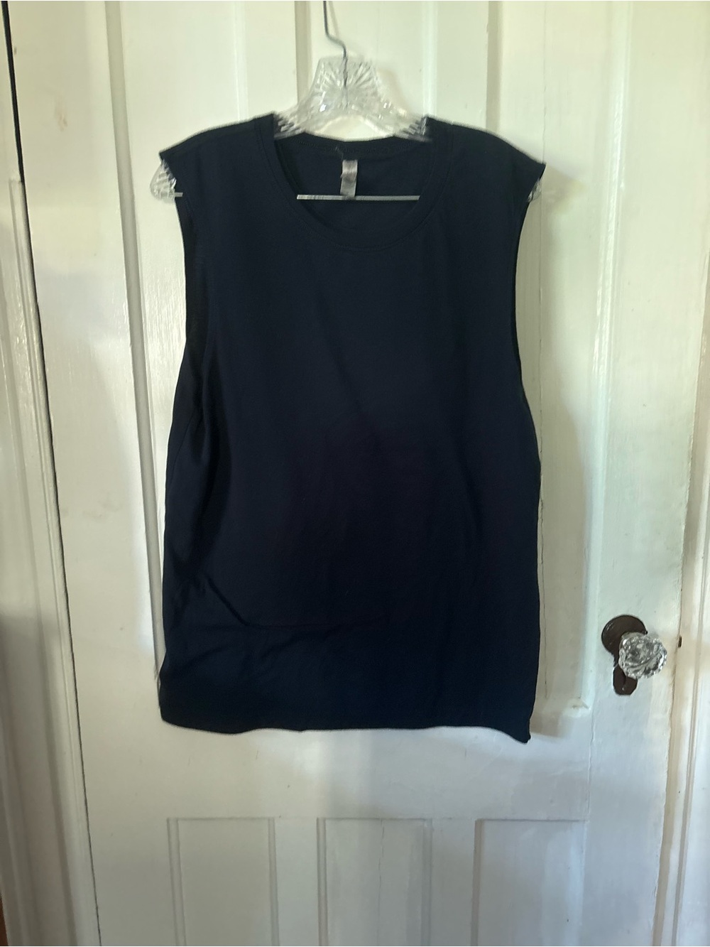 Next Level Apparel Black Muscle Tee - Sleeveless Crew